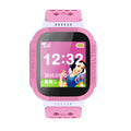 Blue children's phone watch with 1.44 inch IPS touch screen showing interface