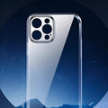 Customised acrylic couple phone case for iPhone with silicone rubber edge protection
