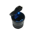 Black covered car ashtray with built-in light made from high temperature resistant PBT material