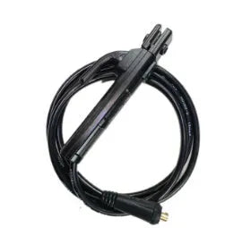 Black plastic sheathed copper core household welding machine cable 25 metres single bonding wire