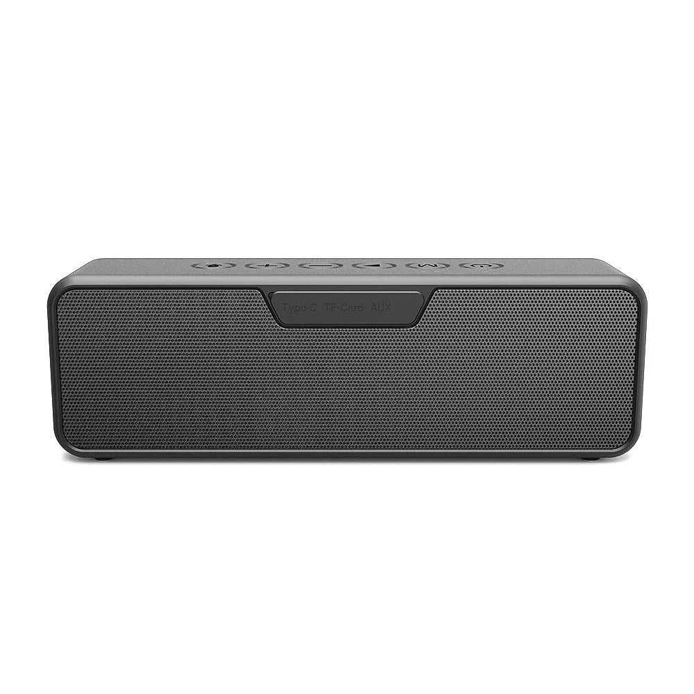 Portable Bluetooth speaker black 30W subwoofer 215x55x68mm outdoor waterproof