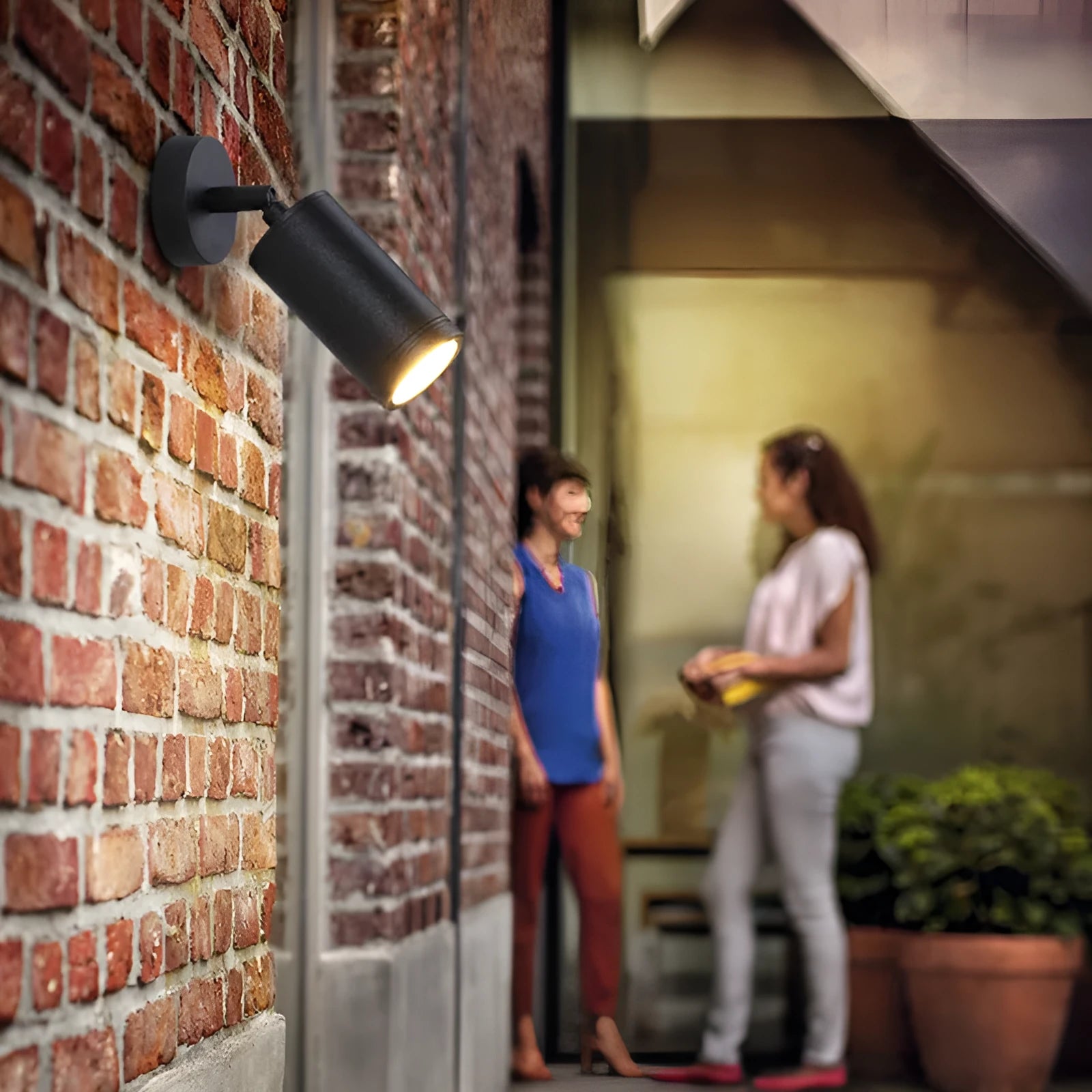 Outdoor aluminium ground lamp with COB LED for garden pathway lighting
