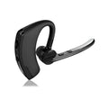 V9 Bluetooth wireless headset with earbud and charging cable on a white background