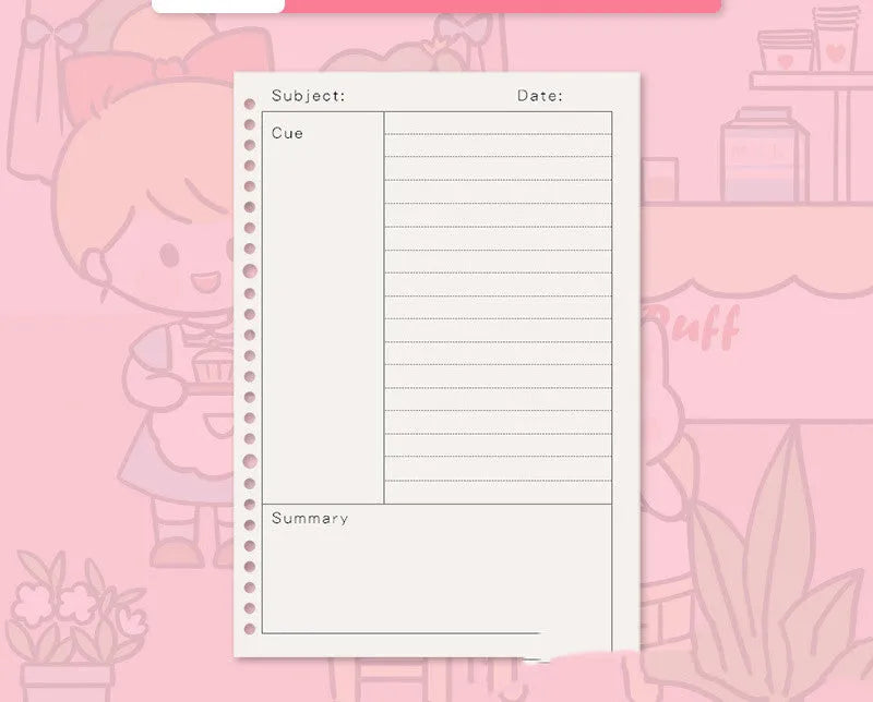 B5 detachable coil notebook with multiple inner pages, Snowman cover design