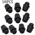 Pack of ten X16 coloured rubber automobile buckle buffer piers for shock absorption.
