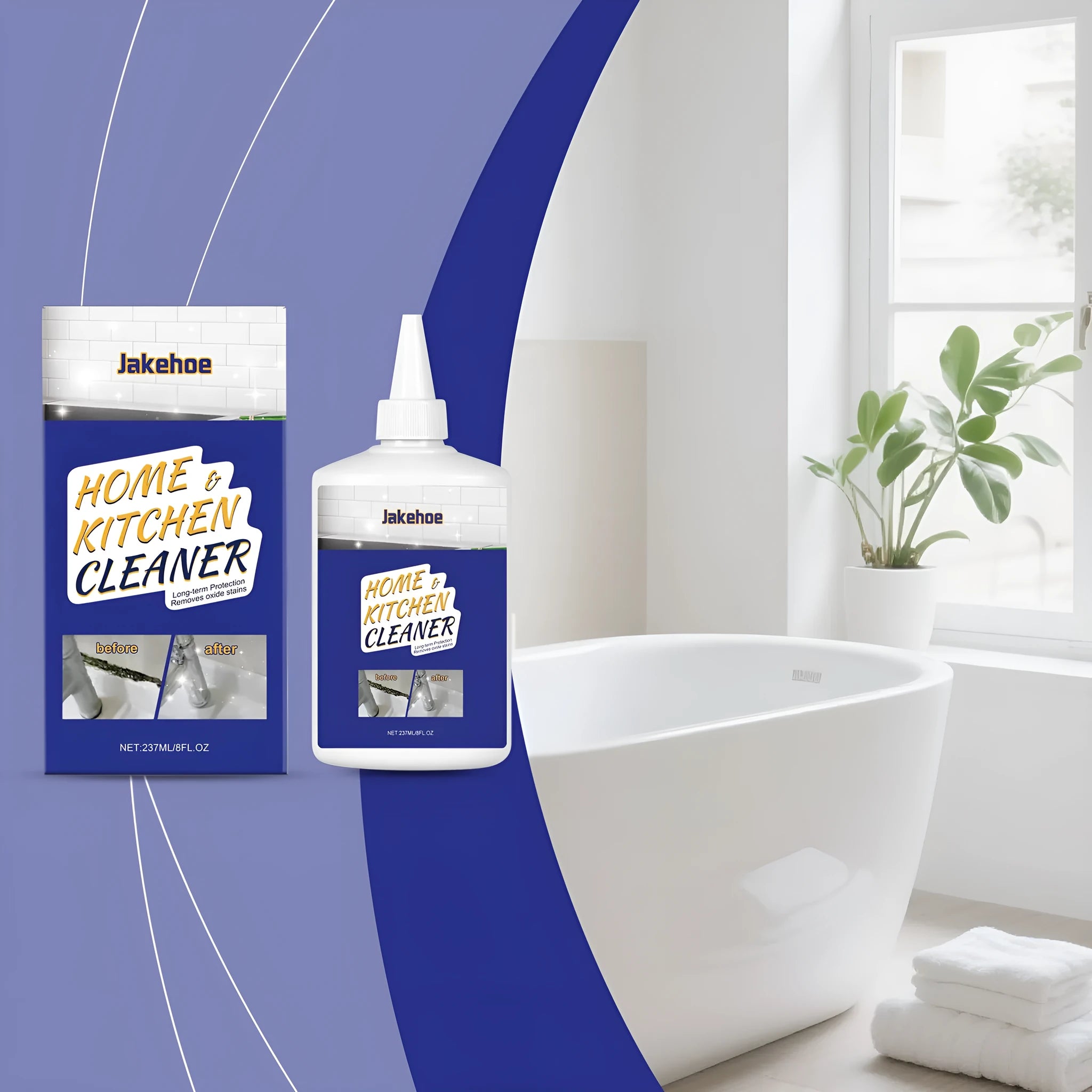 237ml household decontamination gel tube for kitchen and bathroom cleaning with sodium hypochlorite formula