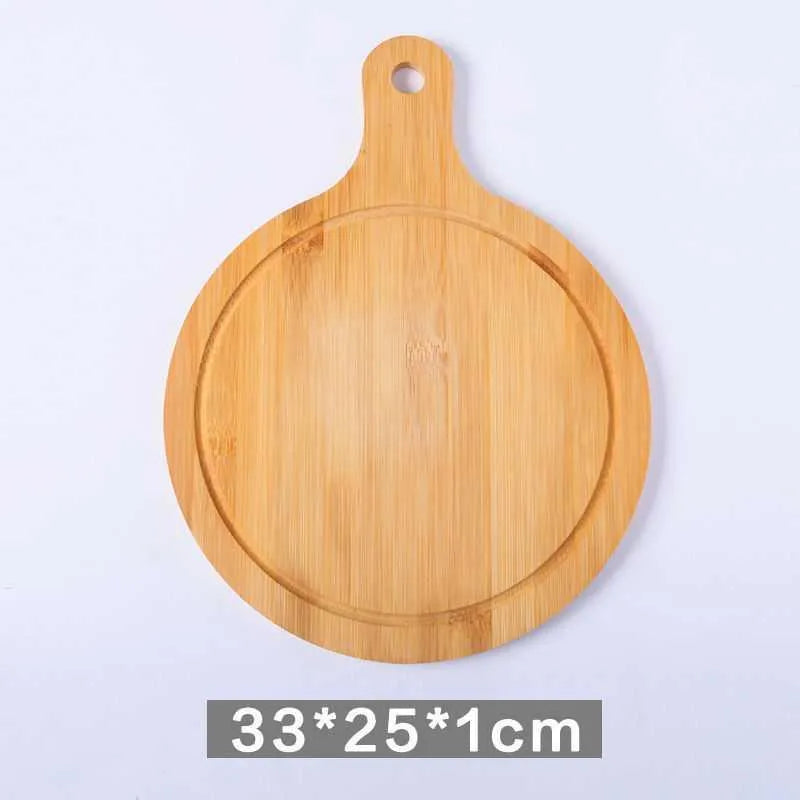 Bamboo fibre chopping board 33x18cm for pizza fruit and vegetables