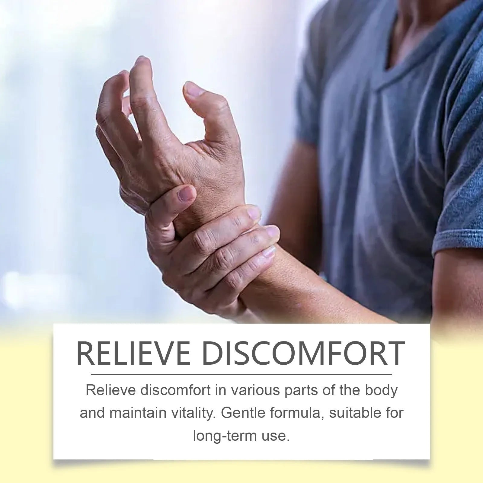 DOCTEAT Body Care Glue Wrap bottle containing 60 capsules for joint comfort and massage support