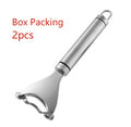 Stainless steel corn planer 18cm silver kernel stripper for household kitchen use