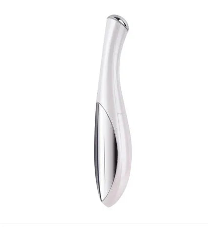 Eye massager beauty pen in white with single gear and battery included for home eye care