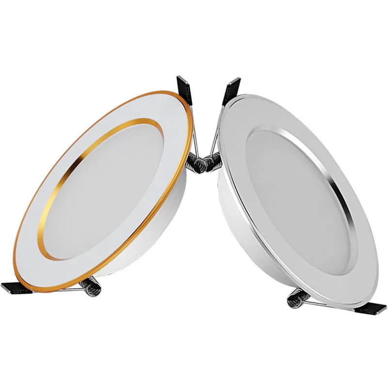 Anti-fog LED downlight with aluminium housing, straw hat style, 3000K-6000K colour temperature options