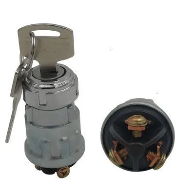 Pure copper car ignition switch with key for JK423 truck and forklift models