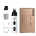 3-speed electric dog nail trimmer with LED display and dust collection system