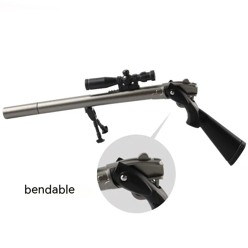 98K sniper rifle design gel pen with 0.5mm fine point and plastic construction