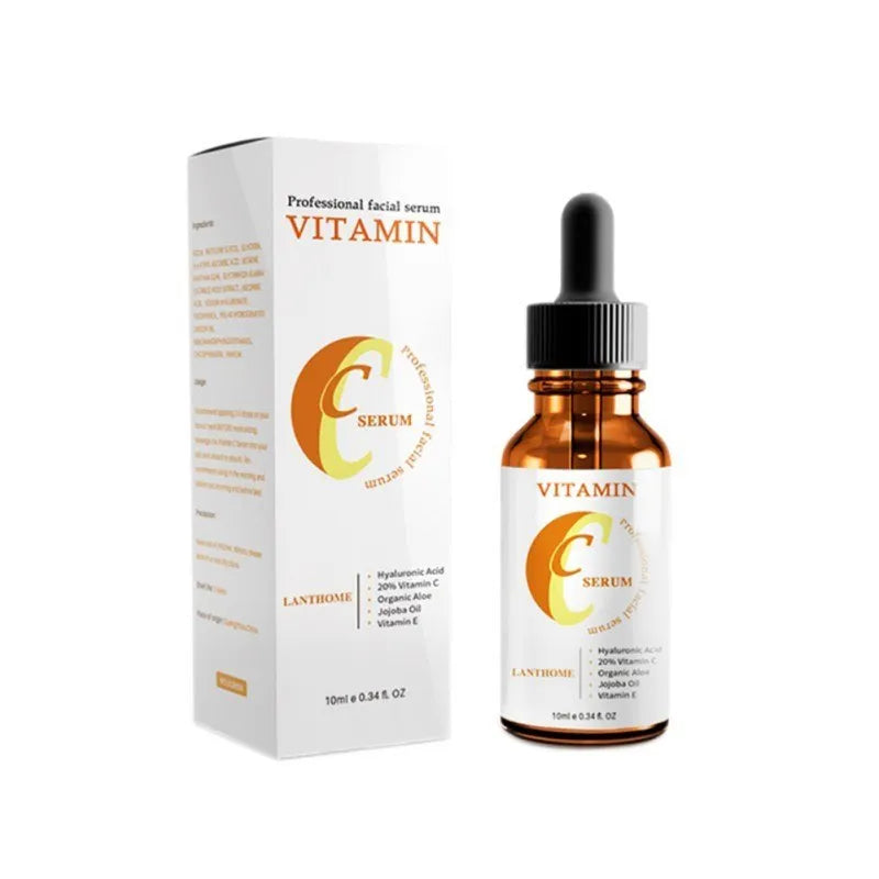 10ml Vitamin C hyaluronic acid facial serum bottle for whitening and anti-aging