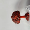 Modern art style atomic bomb mushroom cloud shaped table lamp with USB power cable.