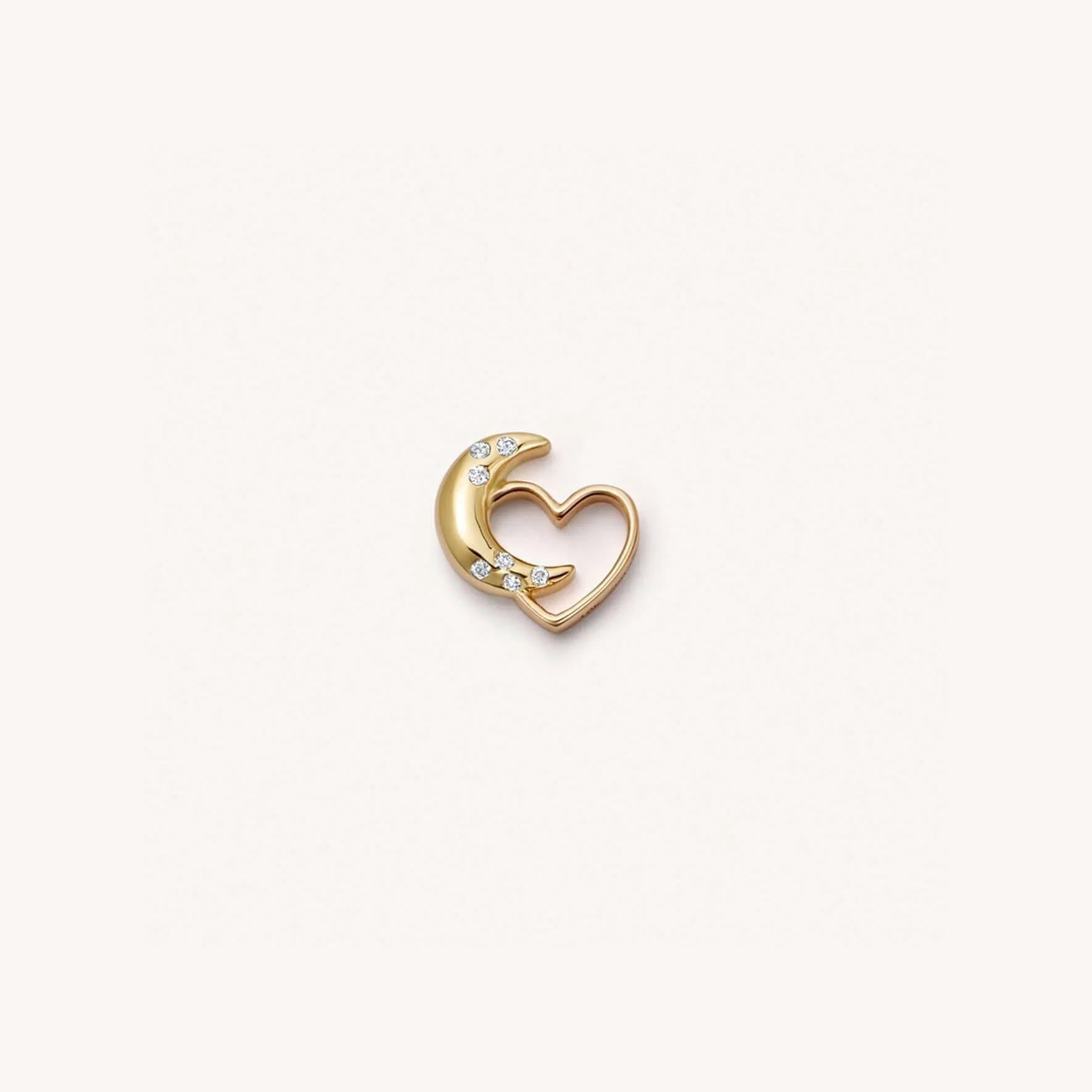 Copper heart shape necklace with mixed gem inlay and diamond process, small flower style pendant on adjustable chain