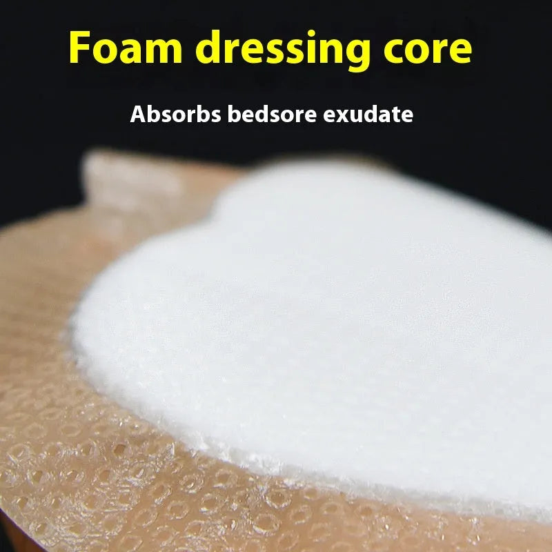 Large skin-coloured silicone bedsore dressing sticker for medical pressure relief