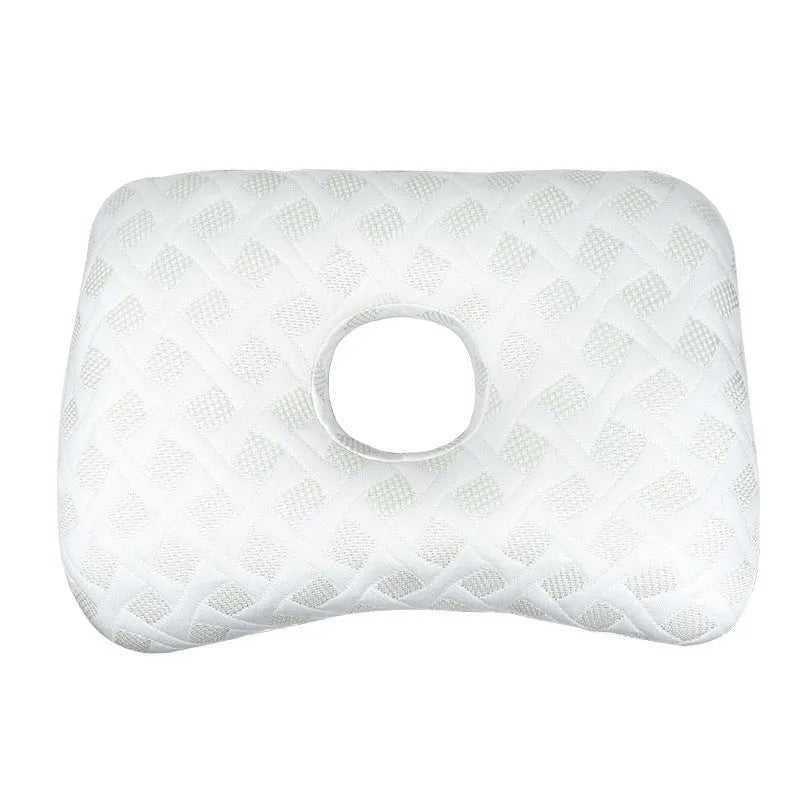 Beauty salon single hole ear pillow in New Chinese style, showing dimensions 39x28x6cm.