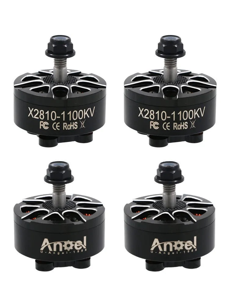 X2810 multi-axis flight motor with metal housing, available in 900KV 1100KV 1500KV options