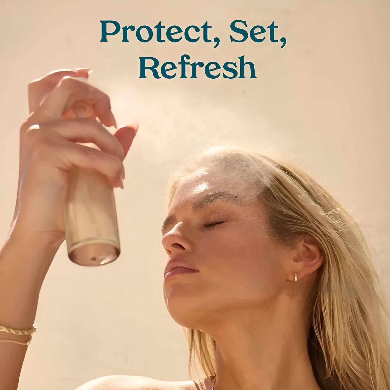 75ml moisturising and nourishing protective spray bottle for face and body toning.