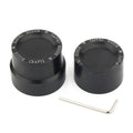 Black CNC aluminium motorcycle front axle decorative cap cover for Harley Sportster 883