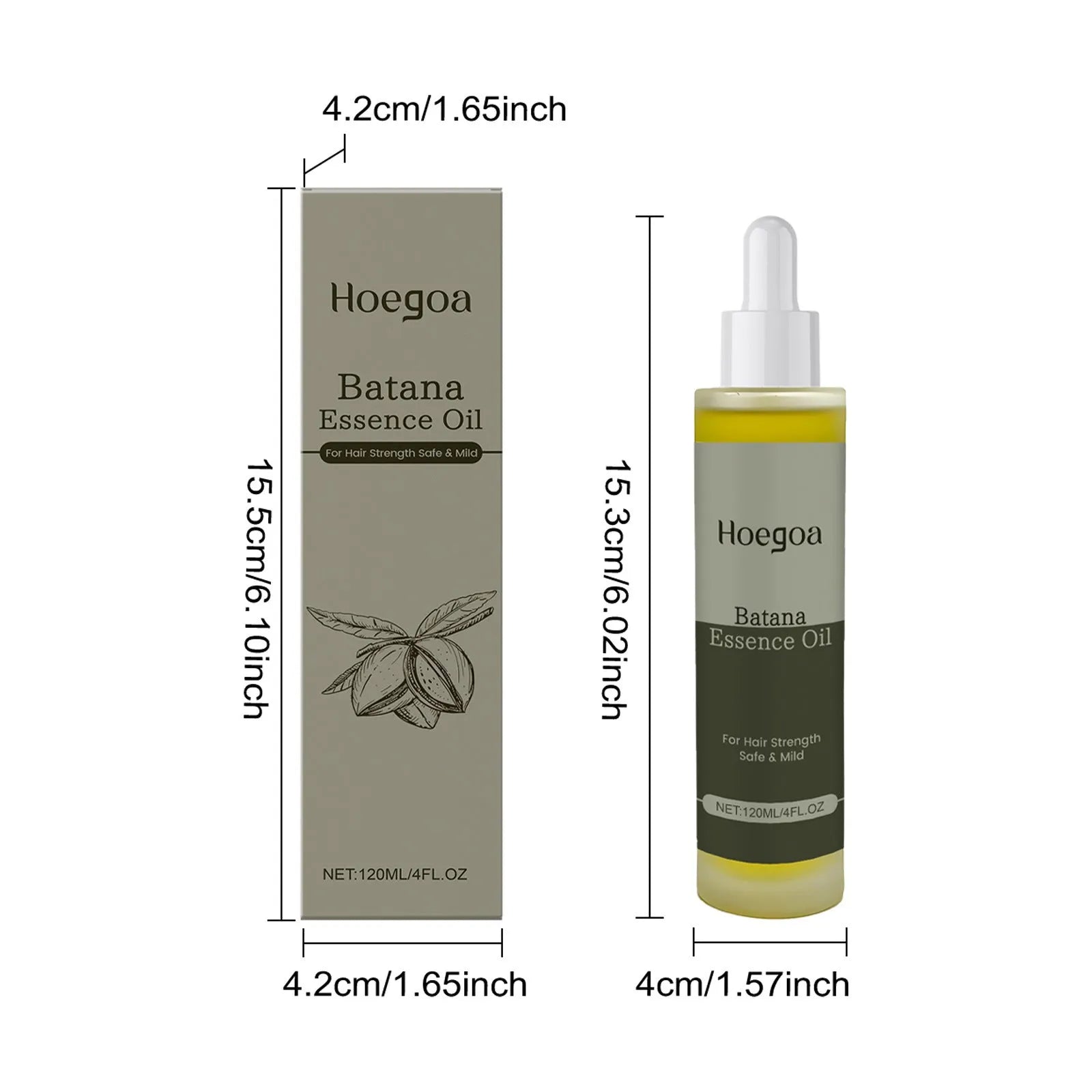 120ml dropper bottle of scalp massage hair essential oil with ginger root, Platthana and rosemary oils