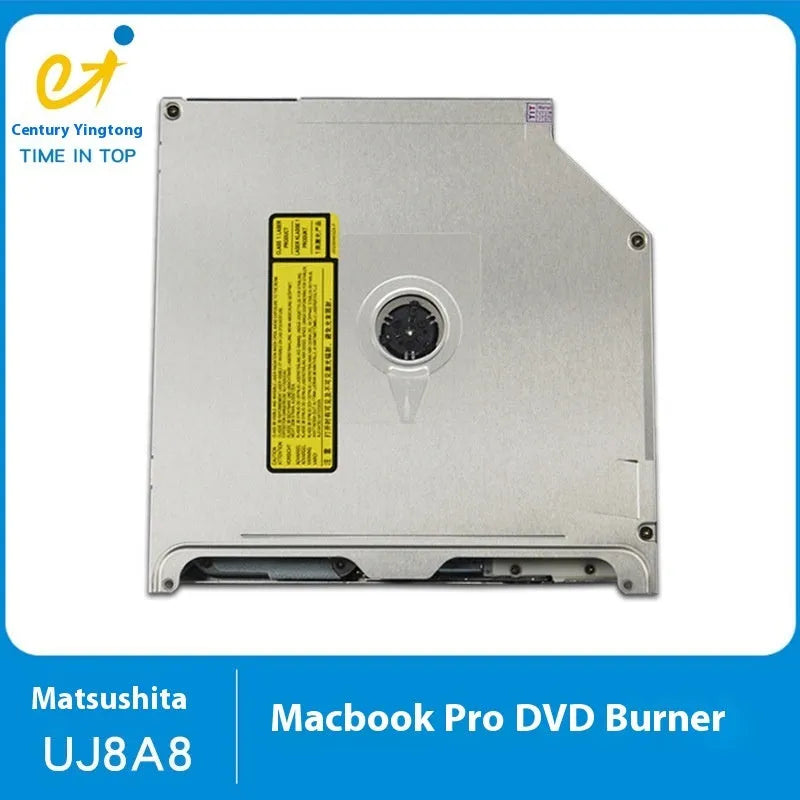 Silver aluminium MacBook Pro 13-inch superdrive optical disc drive with SATA connector