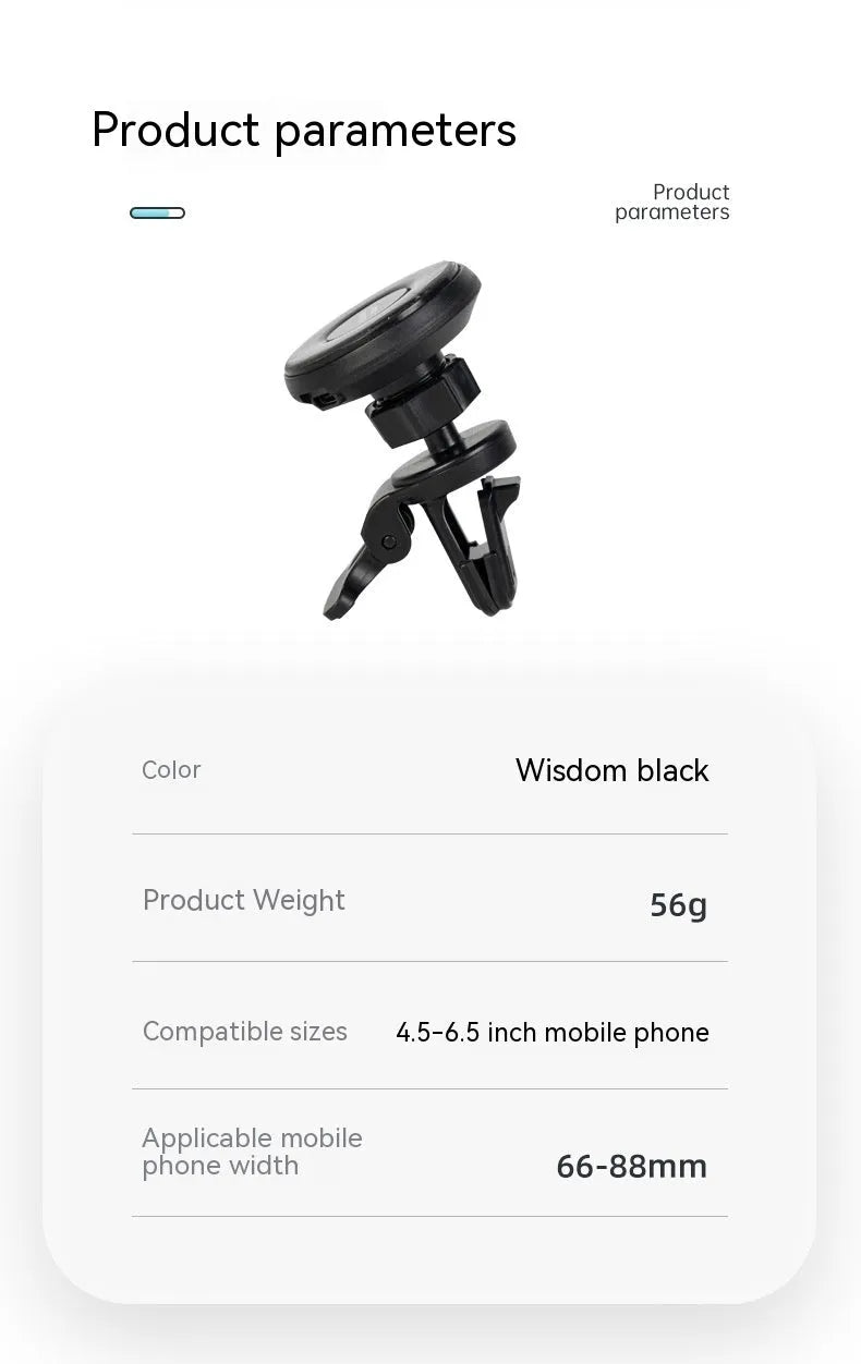 Vacuum adsorption car phone mount for Tesla dashboard with nano pad