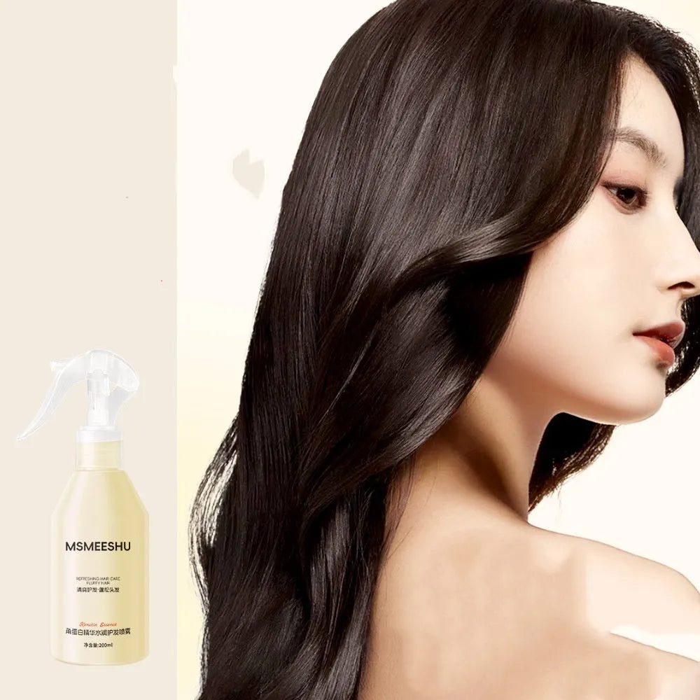 Transparent keratin honey hair care spray bottle for soft bright hair standard specification