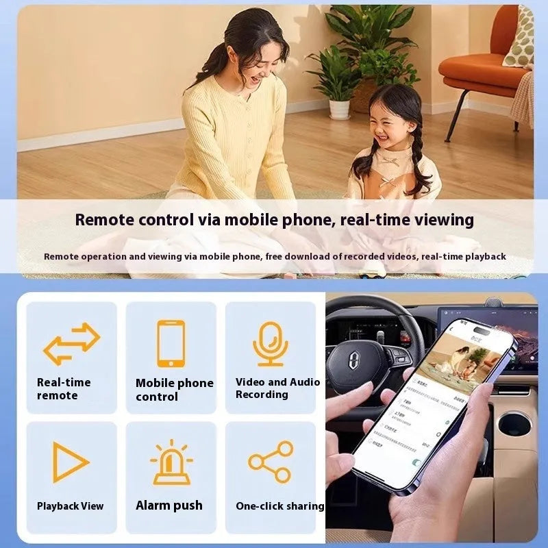 Battery-powered wireless Wi-Fi indoor surveillance camera with 1.2-inch ball design