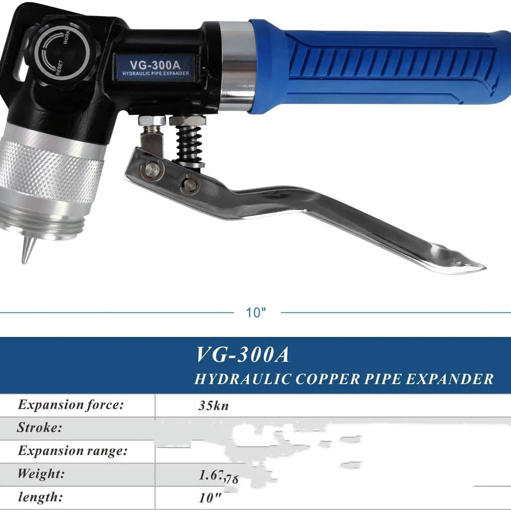 Hydraulic tube expander refrigeration tool, VG-300 style, made from high-strength alloy steel.
