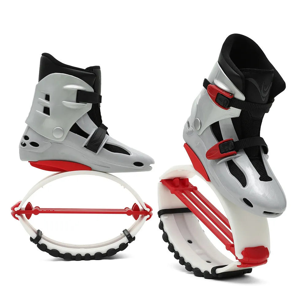 TPU sports bouncing shoes in multiple colours like pink silver and all black for running and dance.