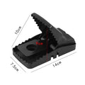Automatic mouse cage trap with metal construction and plastic components in small, medium and large sizes