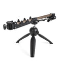 Aluminium ice fishing triangle rod holder bracket with folding tripod legs