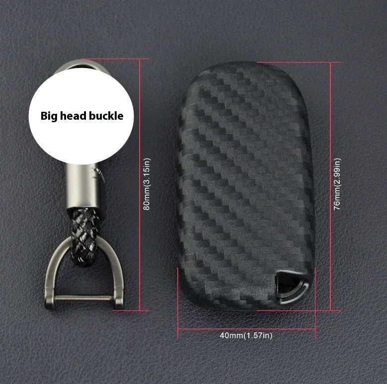 Silicone protection case for Dodge Chrysler Fiat car remote keys with large buckle