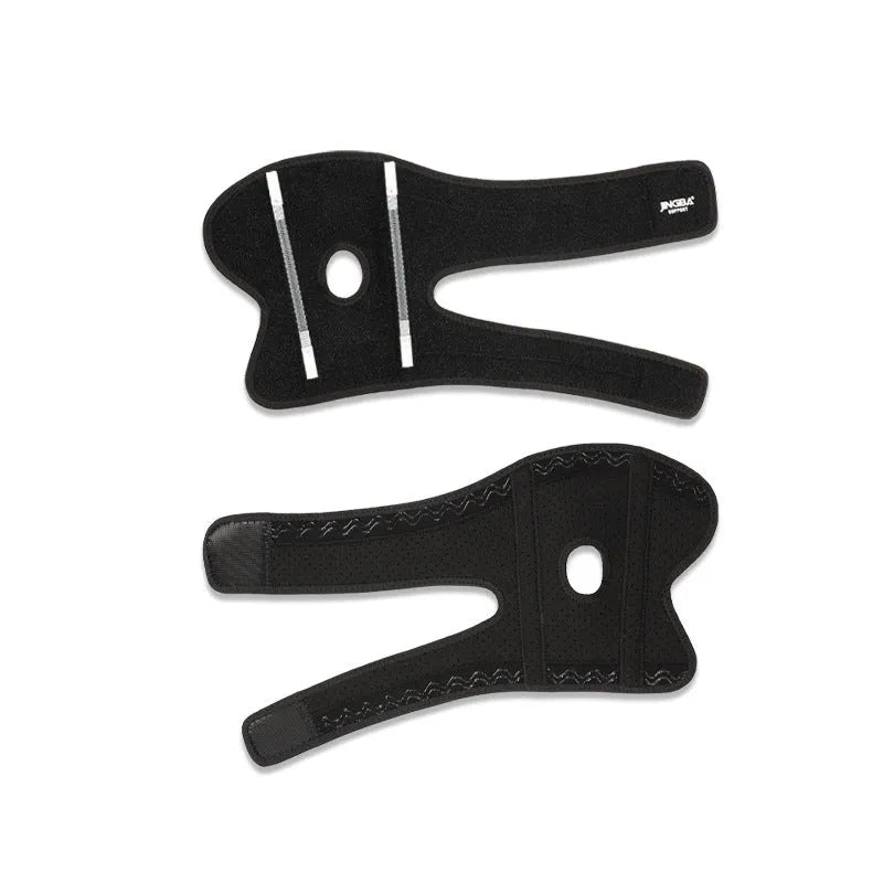 Black adjustable sports elbow guard for adult training and outdoor sports protection