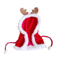 Annoying Duck doll wearing plush antlers cloak Christmas suit designed for 15CM dolls