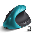 Three Generations vertical ergonomic mouse in black colour with USB connectivity