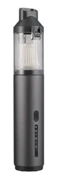 High-power rechargeable cordless car vacuum cleaner with 96W motor and multiple brush nozzles