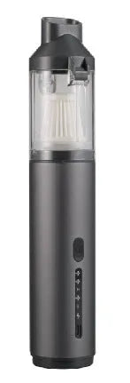 High-power rechargeable cordless car vacuum cleaner with 96W motor and multiple brush nozzles
