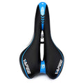Mountain bike hollow breathable saddle seat cushion 280x160mm polyurethane with steel bow black and red colour