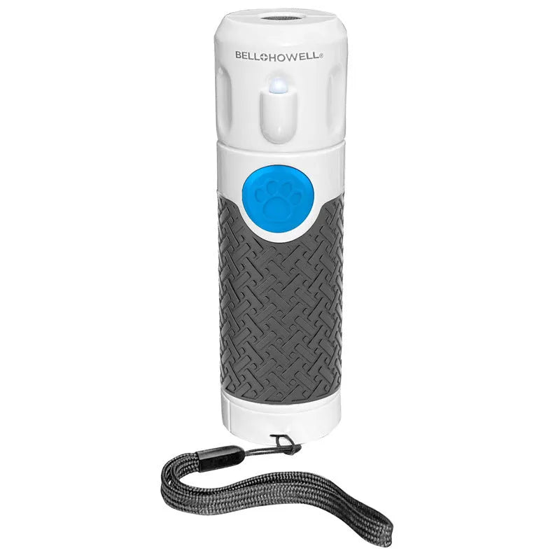 White ABS plastic handheld ultrasonic dog trainer for barking control