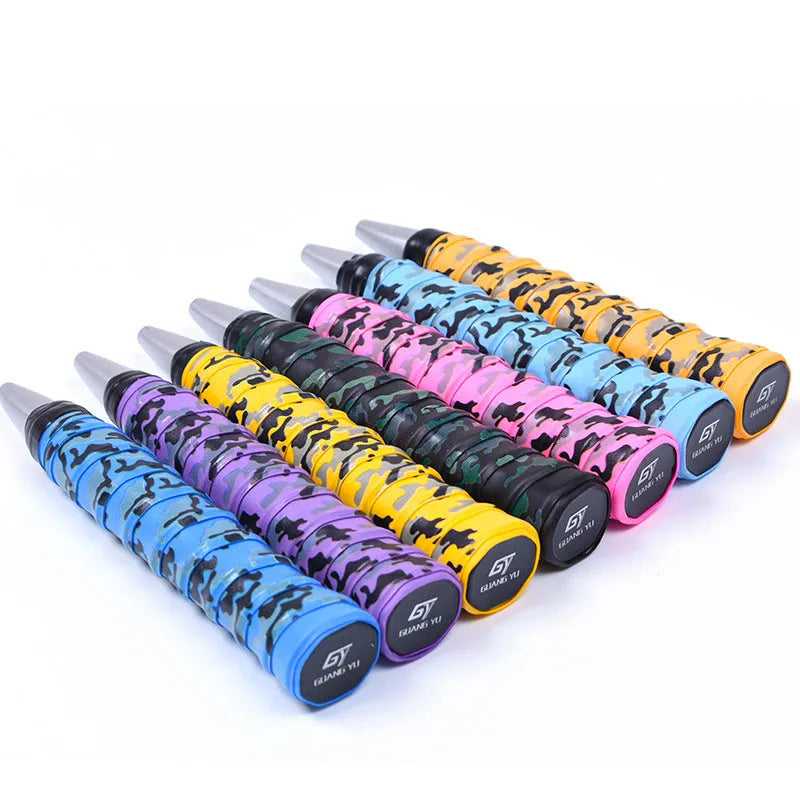 PU camouflage printing badminton racket hand grip sweat band for fishing rod winding tape in assorted colours