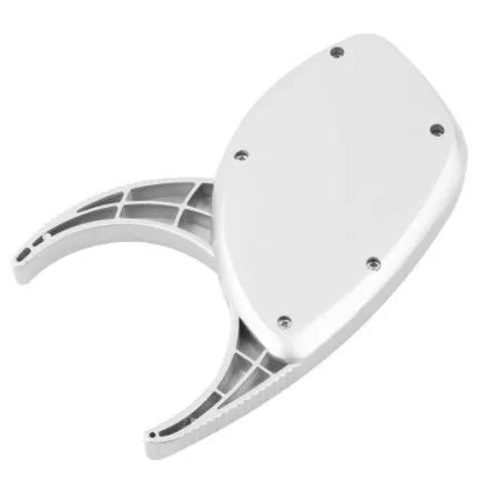Digital body fat caliper with LCD display, anti-slip handle, and ABS plastic body on a white background