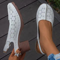 Women's closed toe wedge sandals in multiple colours with round toe and rubber sole