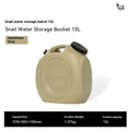 Portable water storage tank in green back 18L and snail 13L designs, made from PP material