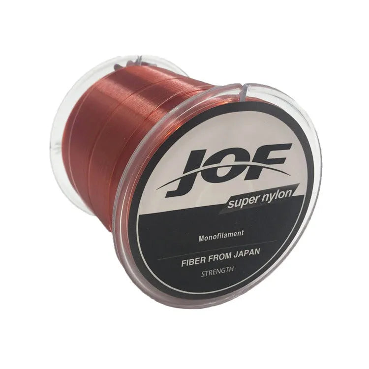 JOF 8 strand braided PE fishing line 500m spool in green with line specifications on label