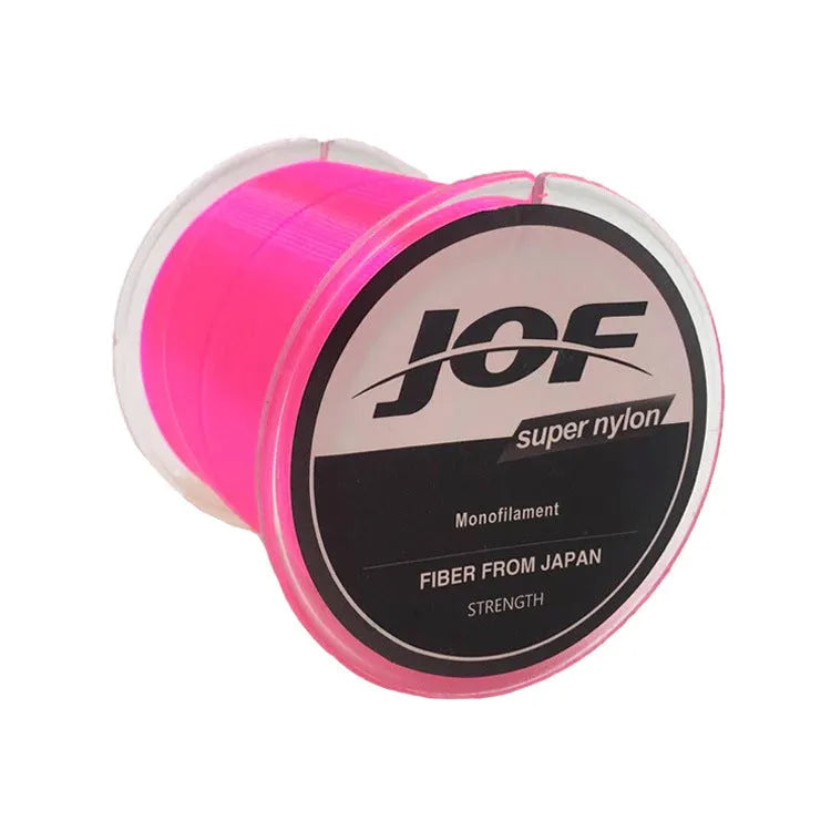 JOF 8 strand braided PE fishing line 500m spool in green with line specifications on label