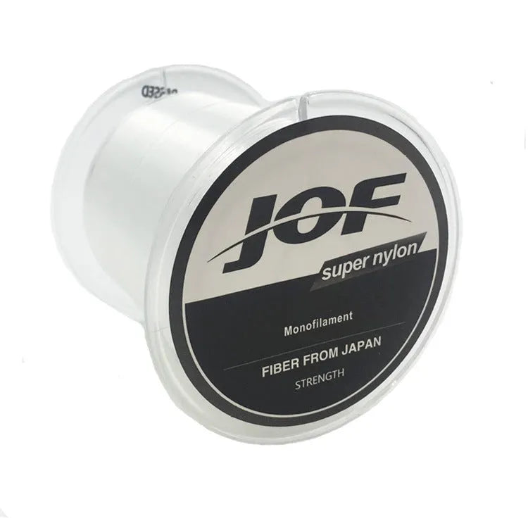 JOF 8 strand braided PE fishing line 500m spool in green with line specifications on label